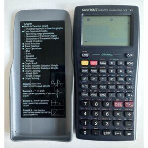 Catiga Scientific Graphic Engineering Calculator CS-121 Blue Tested Works
